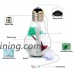 Mini USB Bulb Humidifier Portable Baby Diffuser Lamp Nightlight Home Office - B06XNNY7J9